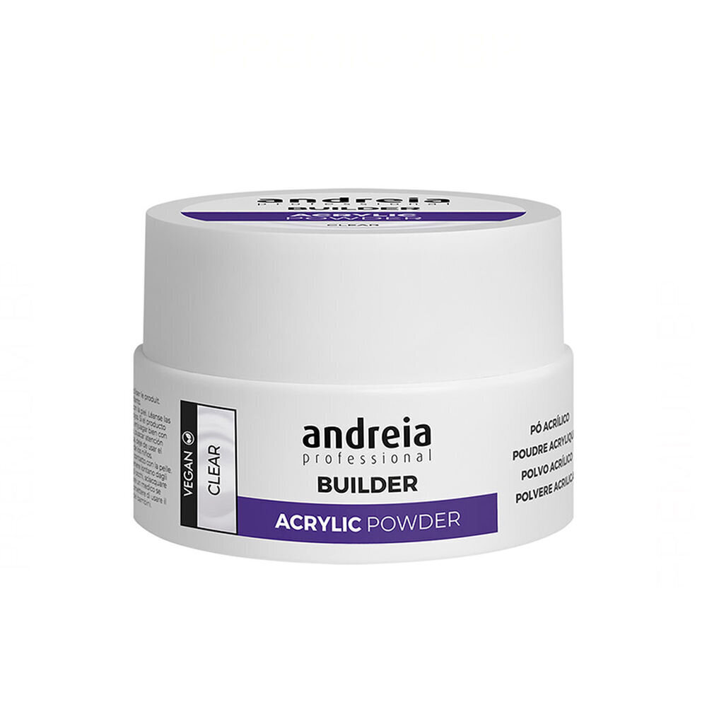 Ehitusgeel küüntele Professional Builder Acrylic Powder Andreia Clear (20 g) цена и информация | Küünelakid ja küünelakieemaldajad | hansapost.ee