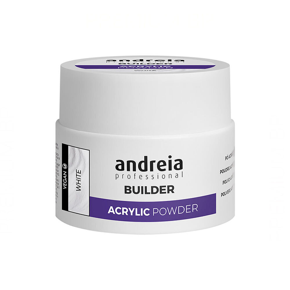 Küünte akrüülgeel Professional Builder Acrylic Powder Polvos Andreia Valge (35 g) цена и информация | Küünelakid ja küünelakieemaldajad | hansapost.ee