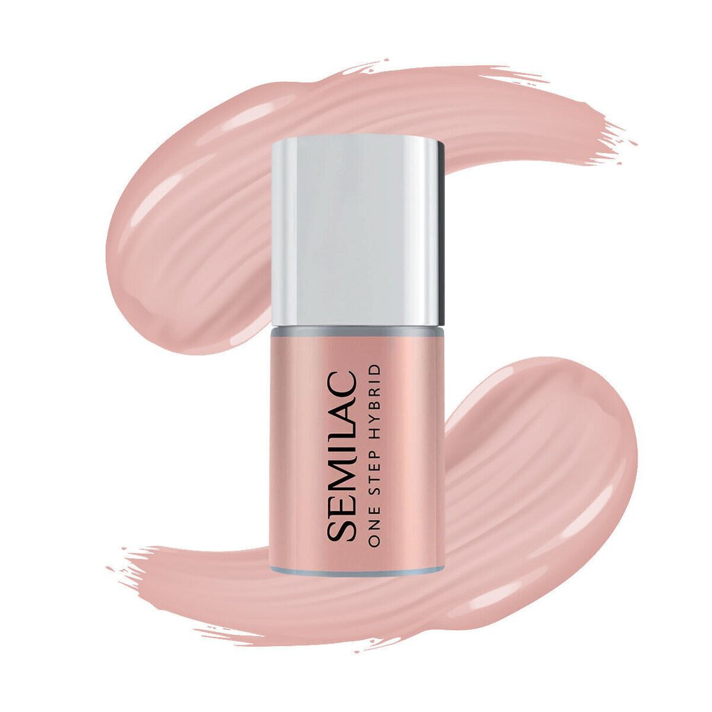 Hübriidküünelakk Semilac One Step, S256 Pale Beige, 5 ml цена и информация | Küünelakid ja küünelakieemaldajad | hansapost.ee