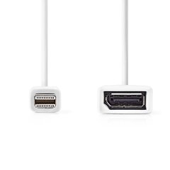 Adapter mini DisplayPort M - DisplayPort F, 1.2, 0,2m цена и информация | Адаптеры и USB-hub | hansapost.ee