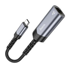 Hoco UA26 USB-C to RJ45 (1000 Mbps), hall hind ja info | Hoco Arvutid ja IT- tehnika | hansapost.ee