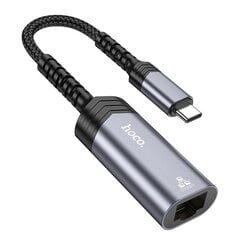 Hoco UA26 USB-C to RJ45 (1000 Mbps), hall hind ja info | Hoco Arvutid ja IT- tehnika | hansapost.ee