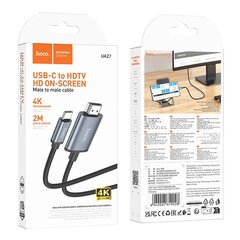 Hoco UA27 USB-C to HDMI, hall hind ja info | USB adapterid ja jagajad | hansapost.ee