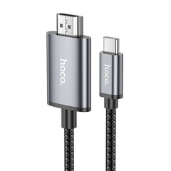 Адаптер Hoco UA27 USB-C to HDMI, серый цена и информация | Адаптеры и USB-hub | hansapost.ee