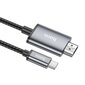 Hoco UA27 USB-C to HDMI, hall цена и информация | USB adapterid ja jagajad | hansapost.ee