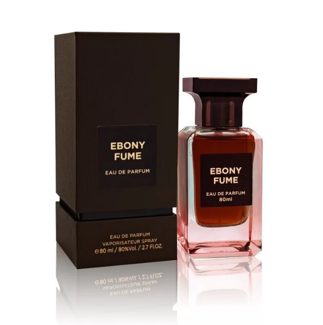 Parfüümvesi Fragrance World Ebony Fume EDP meestele ja naistele, 80 ml hind ja info | Parfüümid naistele | hansapost.ee