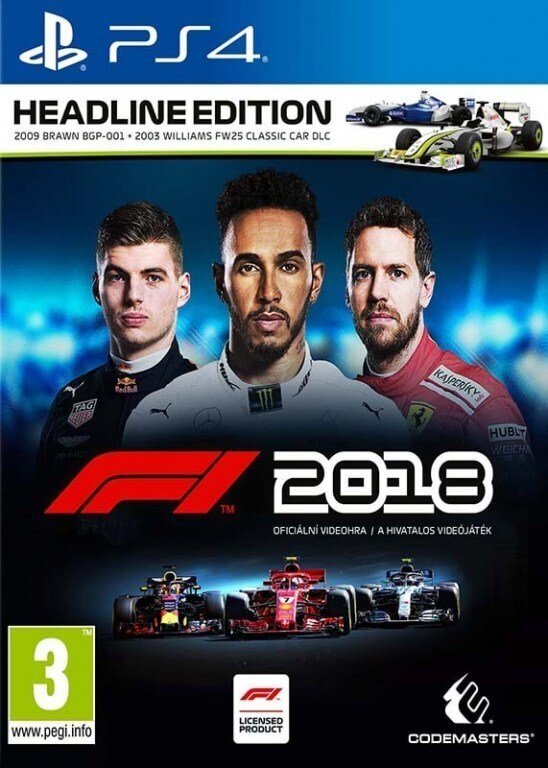 F1 2018: Headline Edition PS4 hind ja info | Konsooli- ja arvutimängud | hansapost.ee