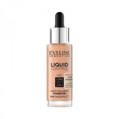 Jumestuskreem Eveline Cosmetics Liquid Control 24H, 32ml, 055 honey hind ja info | Jumestuskreemid ja puudrid | hansapost.ee