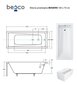 Vann Besco Modern koos viimistlusega, 140x70 cm hind ja info | Vannid | hansapost.ee