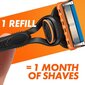 Raseerimispead Gillette Fusion, 4 tk hind ja info | Raseerimisvahendid | hansapost.ee