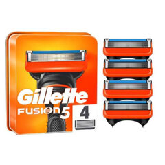 Raseerimispead GILLETTE FUSION 5, 4 tk price and information | Raseerimisvahendid | hansapost.ee