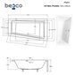 Vann Besco Intima, 150x85 cm, parempoolne hind ja info | Vannid | hansapost.ee