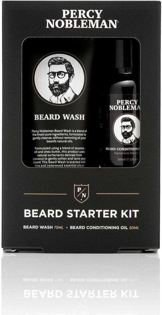Habemehooldustoodete komplekt Percy Nobleman Beard Starter Kit цена и информация | Raseerimisvahendid | hansapost.ee