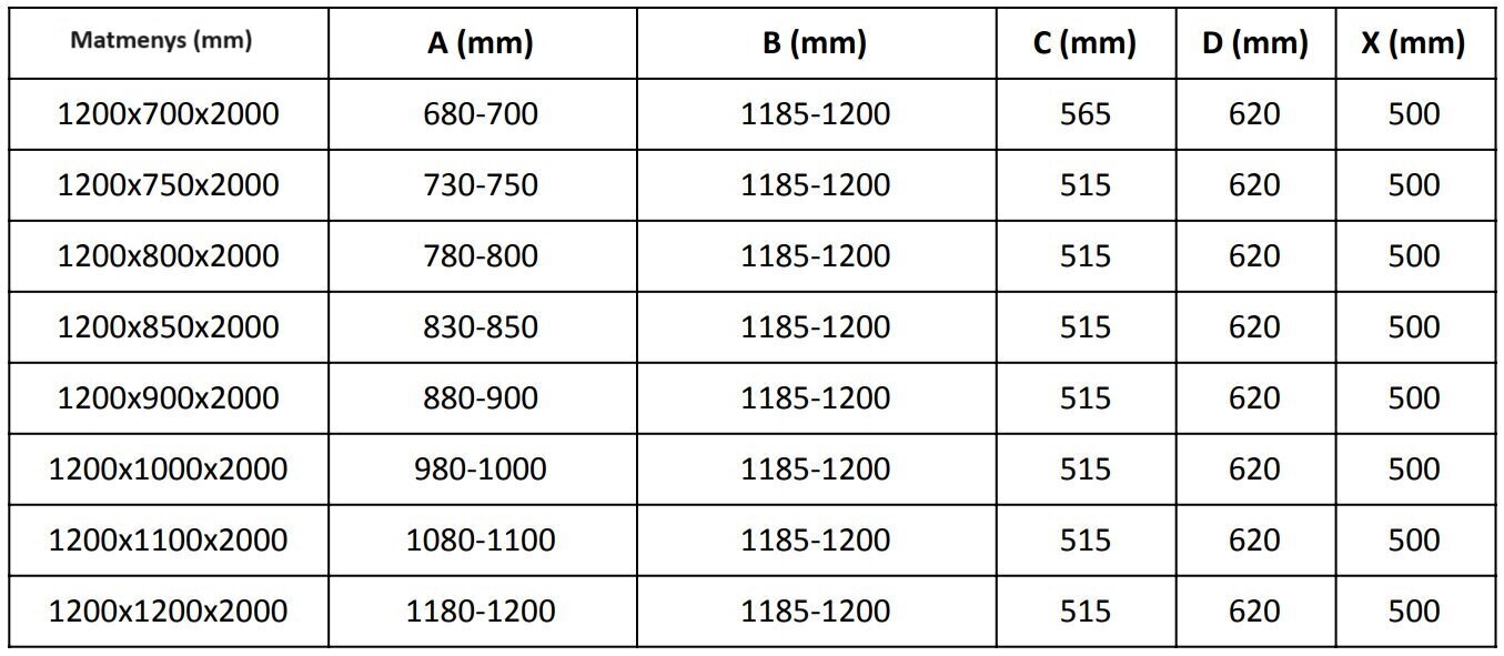 Dušikabiin Mexen Velar Chrome, 120x120 cm hind ja info | Dušikabiinid | hansapost.ee