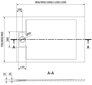 Ristkülikukujuline dušialus Mexen Otto SMC, 120 x 90 cm цена и информация | Dušialused | hansapost.ee