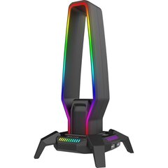 Подставка для наушников Marvo HZ-10 RGB цена и информация | Амбушюры | hansapost.ee