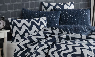 Majoli voodipesu komplekt Waves Blue 200x220, 3-osaline hind ja info | Voodipesu | hansapost.ee