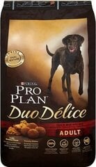 Purina Pro Plan Duo Délice Adult koos linnulihaga, 10 kg hind ja info | Koerte kuivtoit ja krõbinad | hansapost.ee