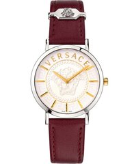 Женские часы Versace V-Icon Leather Silver цена и информация | Женские часы | hansapost.ee