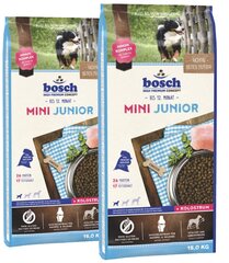 Bosch Mini Junior koos linnulihaga, 30 kg price and information | Koerte kuivtoit ja krõbinad | hansapost.ee