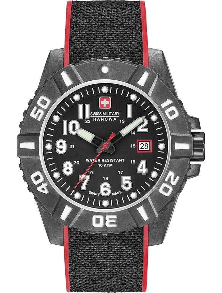 Kell Swiss Military Hanowa 06-4309.17.007.04 цена и информация | Käekellad meestele | hansapost.ee