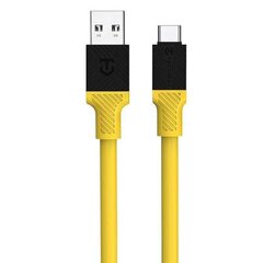 Tactical Fat Man Cable USB-A|USB-C 1m Yellow цена и информация | Tactical Бытовая техника и электроника | hansapost.ee