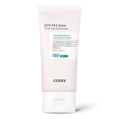 Niisutav päikesekaitsekreem COSRX Aloe 54.2 Aqua Tone-Up Sunscreen SPF50+/PA++++ 50ml hind ja info | Näokreemid | hansapost.ee