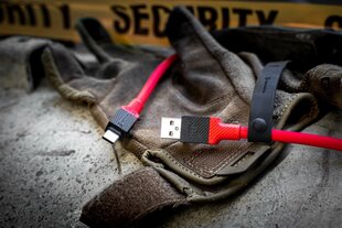 Tactical Fat Man Cable USB-C|USB-C 1m Red цена и информация | Tactical Телевизоры и аксессуары | hansapost.ee