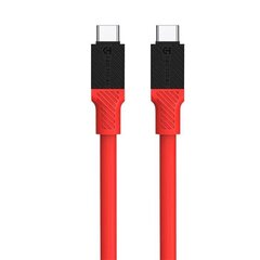 Tactical Fat Man Cable USB-C|USB-C 1m Red цена и информация | Tactical Бытовая техника и электроника | hansapost.ee