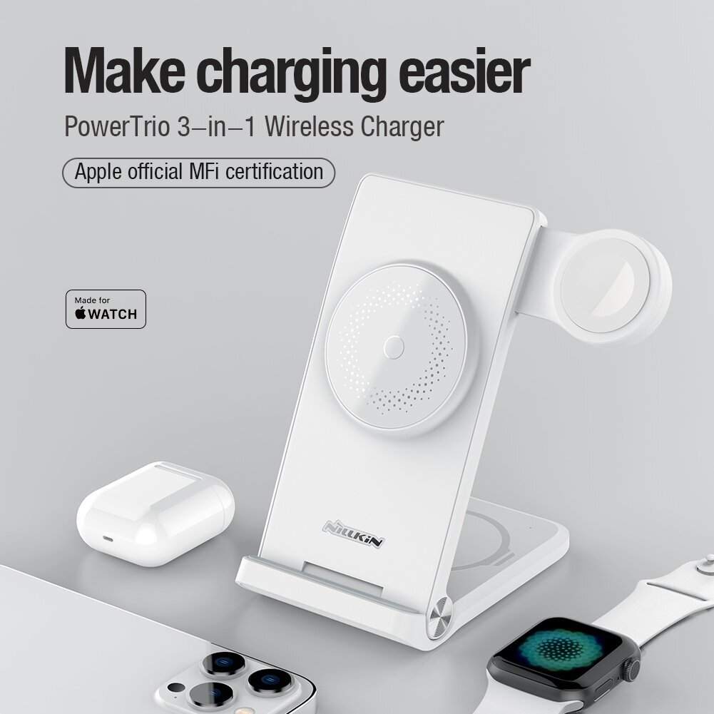 Nillkin PowerTrio 3in1 цена и информация | Laadijad mobiiltelefonidele | hansapost.ee