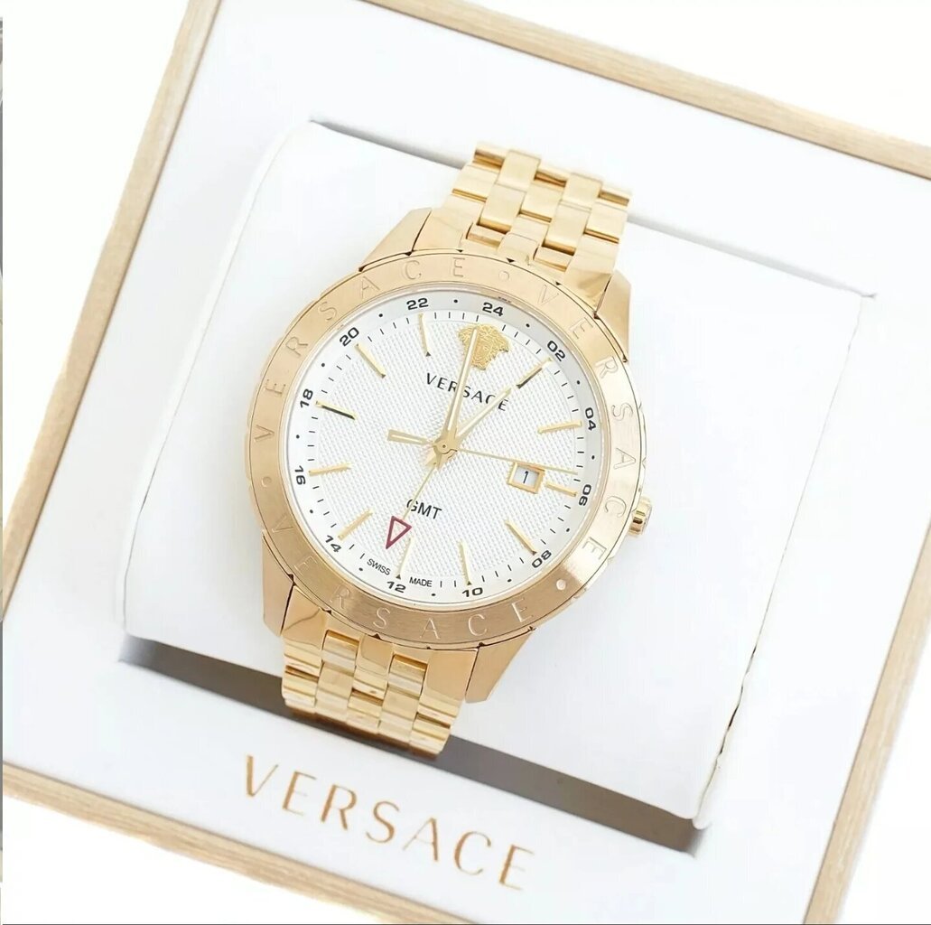 Versace Univers kvarts valge numbrilauaga meeste käekell VEBK00518 цена и информация | Käekellad meestele | hansapost.ee