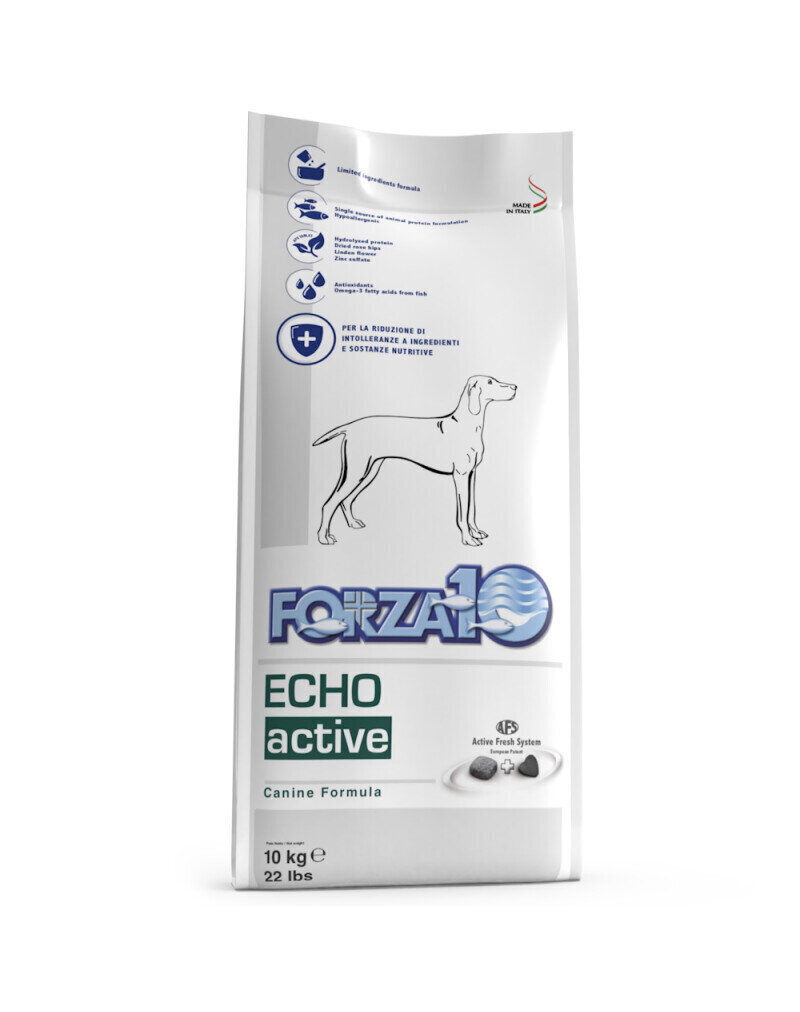 Forza 10 Oto/Echo Active kõrvaprobleemidele, 10 kg hind ja info | Koerte kuivtoit ja krõbinad | hansapost.ee