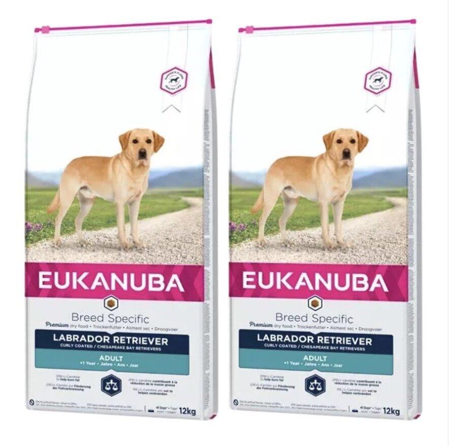 Eukanuba Adult Breeds Specific Labradori Retriever koos kanaga, 24 kg цена и информация | Koerte kuivtoit ja krõbinad | hansapost.ee