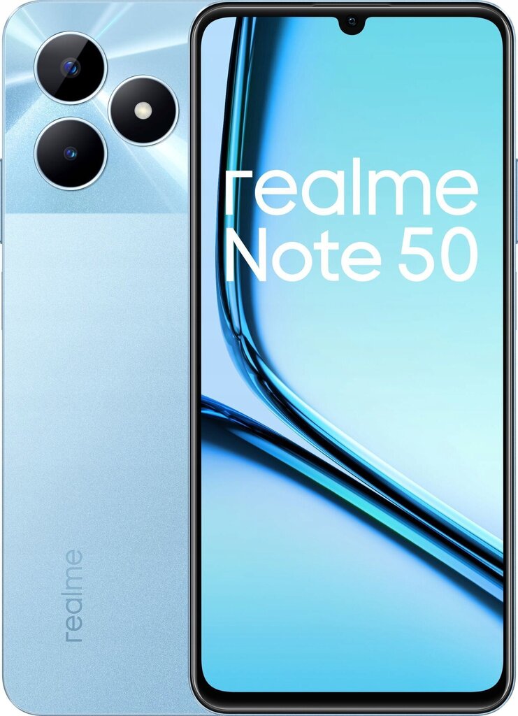 Realme Note 50 4G 3GB/64GB Dual Sim Blue цена и информация | Telefonid | hansapost.ee