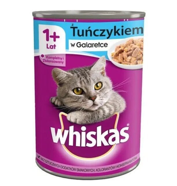 Whiskas Adult kuivtoit koos tuunikala ja juurviljadega + tuunikalakonservide komplekt, 14kg/24x400 g цена и информация | Kassi kuivtoit ja kassikrõbinad | hansapost.ee