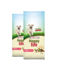 Versele-Laga Happy life täiskasvanud suurt ja hiiglaslikku tõugu koertele koos lambaliha ja riisiga, 2x15 kg price and information | Dry dog food and crisps | hansapost.ee