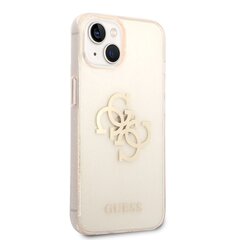 Guess TPU Big 4G Full Glitter Case for iPhone 14 Plus Gold hind ja info | Telefonide kaitsekaaned ja -ümbrised | hansapost.ee