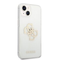 Guess TPU Big 4G Full Glitter Case for iPhone 14 Plus Transparent hind ja info | Telefonide kaitsekaaned ja -ümbrised | hansapost.ee