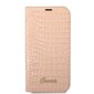 Guess PU Croco with Metal Camera Outline Book Case for iPhone 14 Plus Pink цена и информация | Telefonide kaitsekaaned ja -ümbrised | hansapost.ee