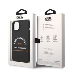 Karl Lagerfeld Rue St Gullaume Case for iPhone 14 Plus Black цена и информация | Чехлы для телефонов | hansapost.ee