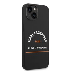 Karl Lagerfeld Rue St Gullaume Case for iPhone 14 Plus Black цена и информация | Чехлы для телефонов | hansapost.ee