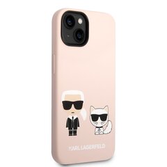 Чехол Karl Lagerfeld and Choupette Liquid Silicone Case для iPhone 14 Plus  цена и информация | Чехлы для телефонов | hansapost.ee