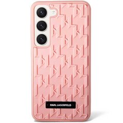 Karl Lagerfeld KLHCS23MRUPKLPP S23+ S916 hardcase różowy|pink 3D Monogram hind ja info | Telefonide kaitsekaaned ja -ümbrised | hansapost.ee