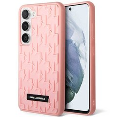 Karl Lagerfeld KLHCS23MRUPKLPP S23+ S916 hardcase różowy|pink 3D Monogram hind ja info | Telefonide kaitsekaaned ja -ümbrised | hansapost.ee