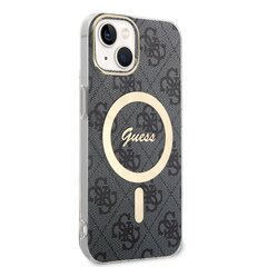 Guess 4G IML MagSafe Compatible Case for iPhone 13 Black hind ja info | Telefonide kaitsekaaned ja -ümbrised | hansapost.ee