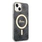 Guess 4G IML MagSafe Compatible Case for iPhone 13 Black цена и информация | Telefonide kaitsekaaned ja -ümbrised | hansapost.ee