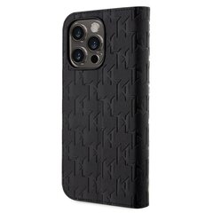 Karl Lagerfeld PU Saffiano Monogram Book Case for iPhone 13 Pro Max Black цена и информация | Чехлы для телефонов | hansapost.ee