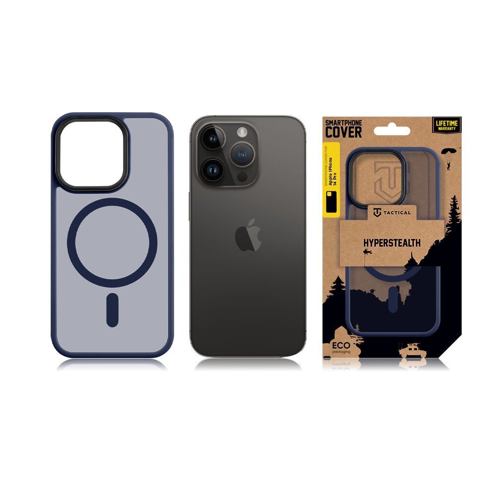 Tactical MagForce Hyperstealth iPhone 14 Pro Deep Blue цена и информация | Telefonide kaitsekaaned ja -ümbrised | hansapost.ee