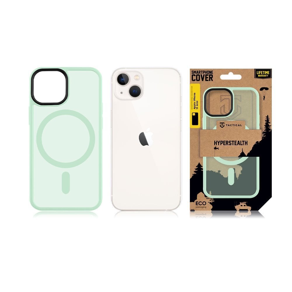 Tactical MagForce Hyperstealth iPhone 13 mini Beach Green цена и информация | Telefonide kaitsekaaned ja -ümbrised | hansapost.ee