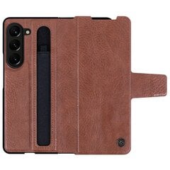 Nillkin Aoge Case for Samsung Galaxy Z Fold 5 Brown цена и информация | Чехлы для телефонов | hansapost.ee